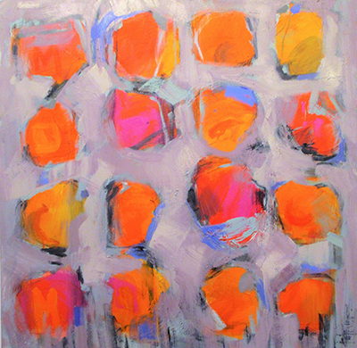 Asteroids on High 36 x 36 SOLD