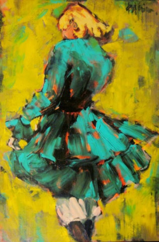 Turquoise Blonde 20 x 30 SOLD