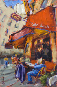 Le Cafe Conti 24 x 36